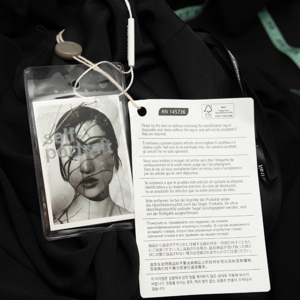 Self-Portrait.  Cropped‎ Cutout Crepe Jumpsuit. - Picture 13 of 16